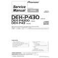 PIONEER DEH-P43X1N Manual de Servicio