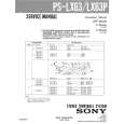 SONY PSLX63 Manual de Servicio
