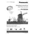 PANASONIC PVGS320 Manual de Usuario