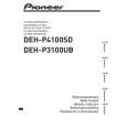 PIONEER DEH-P4100SD/XS/EW5 Manual de Usuario