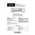 PIONEER SX2900 Manual de Usuario