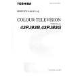 TOSHIBA 43PJ93 Manual de Usuario