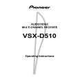 PIONEER VSX-D510/KCXJI Manual de Usuario