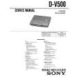 SONY DV500 Manual de Servicio