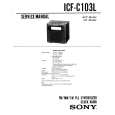 SONY ICF-C103L Manual de Servicio