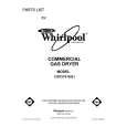 WHIRLPOOL CGP2761KQ1 Catálogo de piezas