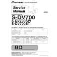 PIONEER S-DV700/YPWXJI Manual de Servicio