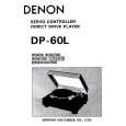 DENON DP-60L Manual de Usuario