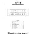 MCINTOSH CR10 Manual de Servicio