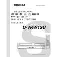 TOSHIBA DVRW1SU Manual de Servicio