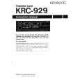 KENWOOD KRC-929 Manual de Usuario