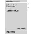 PIONEER DEH-P500UB/XN/UC Manual de Usuario