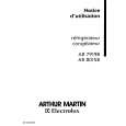 ARTHUR MARTIN ELECTROLUX AR8015B Manual de Usuario