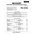 SHARP RG655G Manual de Servicio