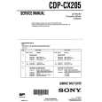 SONY CDP-CX205 Manual de Servicio