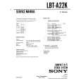 SONY LBT-A22K Manual de Servicio