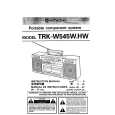 HITACHI TRK-W545WHW Manual de Usuario HITACHI TRK-W545WHW Manual de Usuario