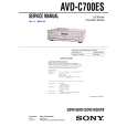 SONY AVDC700ES Manual de Servicio