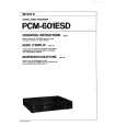 SONY PCM-601ESD Manual de Usuario