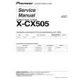PIONEER X-CX505/NAXJ5 Manual de Servicio
