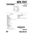 SONY MPK-TRV7 Manual de Servicio