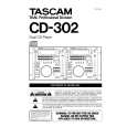 TEAC CD-302 Manual de Usuario