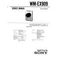 SONY WM-EX909 Manual de Servicio