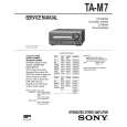 SONY TA-M7 Manual de Servicio