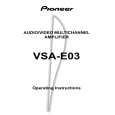 PIONEER VSA-E03 Manual de Usuario