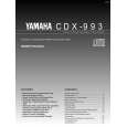 YAMAHA CDX-993 Manual de Usuario
