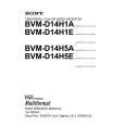 SONY BVM-D14H5U Manual de Servicio