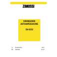 ZANUSSI DA6332 Manual de Usuario