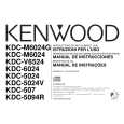 KENWOOD KDC-M6024G Manual de Usuario