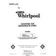 WHIRLPOOL MW8450XL2 Catálogo de piezas
