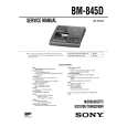 SONY BM845D Manual de Servicio