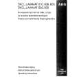 AEG LAV600W Manual de Usuario