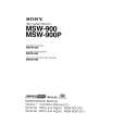 SONY MSW-900P VOLUME 1 Manual de Servicio