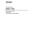 DENON DVD-1720 Manual de Usuario