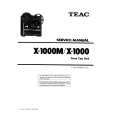 TEAC X1000M Manual de Servicio