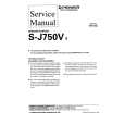 PIONEER SJ750V Manual de Servicio