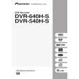 PIONEER DVR-540H-S/WPWXV Manual de Usuario