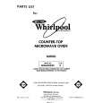 WHIRLPOOL MW8500XP0 Catálogo de piezas