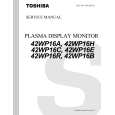 TOSHIBA 42WP16C Manual de Servicio