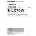 PIONEER S-LX70W/MYSXTW5 Manual de Servicio
