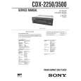 SONY CDX3500 Manual de Servicio