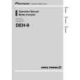 PIONEER DEH-9/XS/UC Manual de Usuario