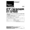 PIONEER CT-W720R Manual de Servicio