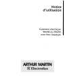 ARTHUR MARTIN ELECTROLUX CV5562W1 Manual de Usuario