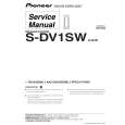 PIONEER S-DV1SW/XJC/E Manual de Servicio