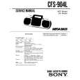 SONY CFS-904L Manual de Servicio